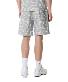 RELAXED SHORTS JAQUARD STRUCTURE heren korte broek grijs