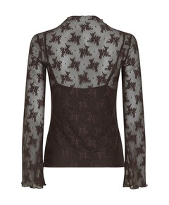 Dames top bruin