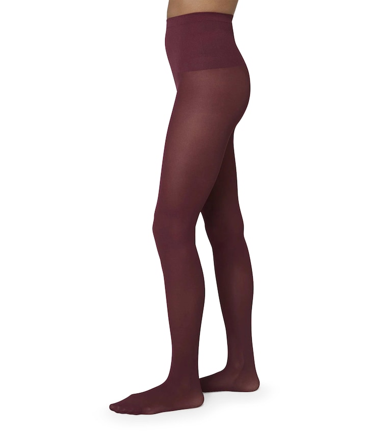 Damespanty 30 denier bordeaux