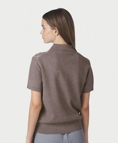 Dames polo beige