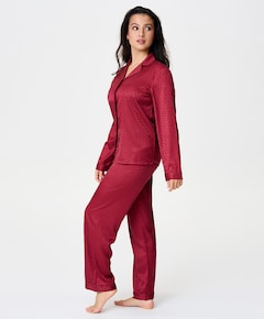 Dames pyjama bordeaux