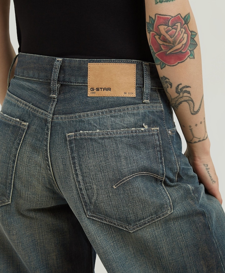 Roxx Wide Wmn dames jeans blauw