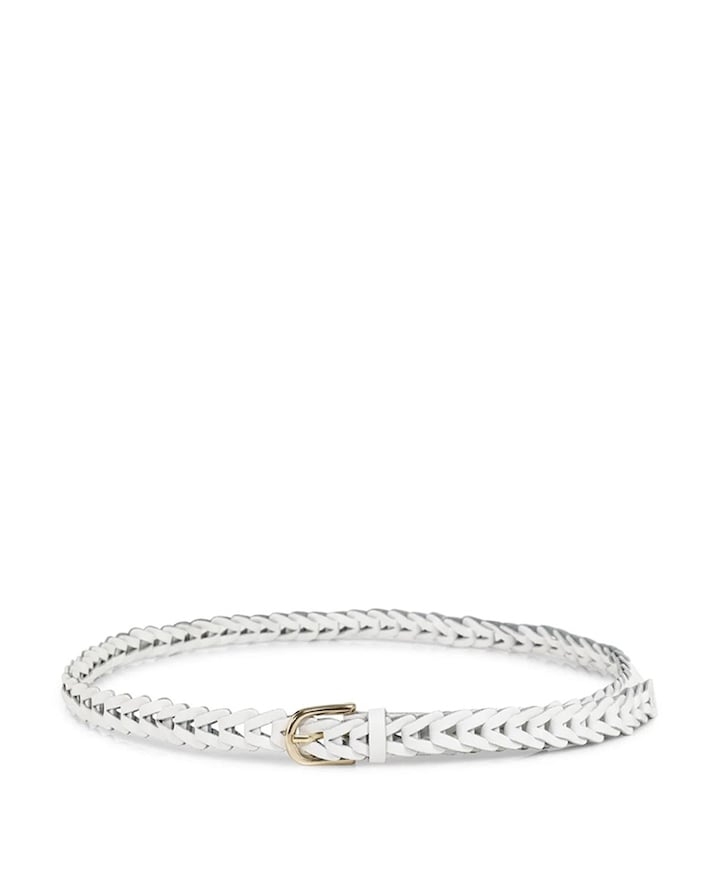Dames riem ecru