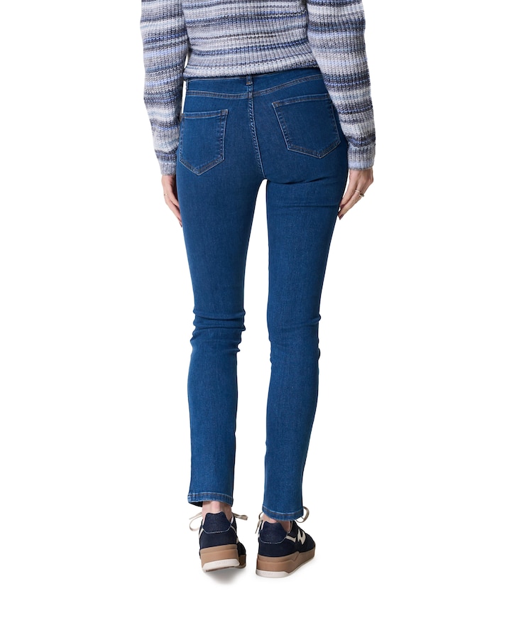 5 pocket dames jeans blauw