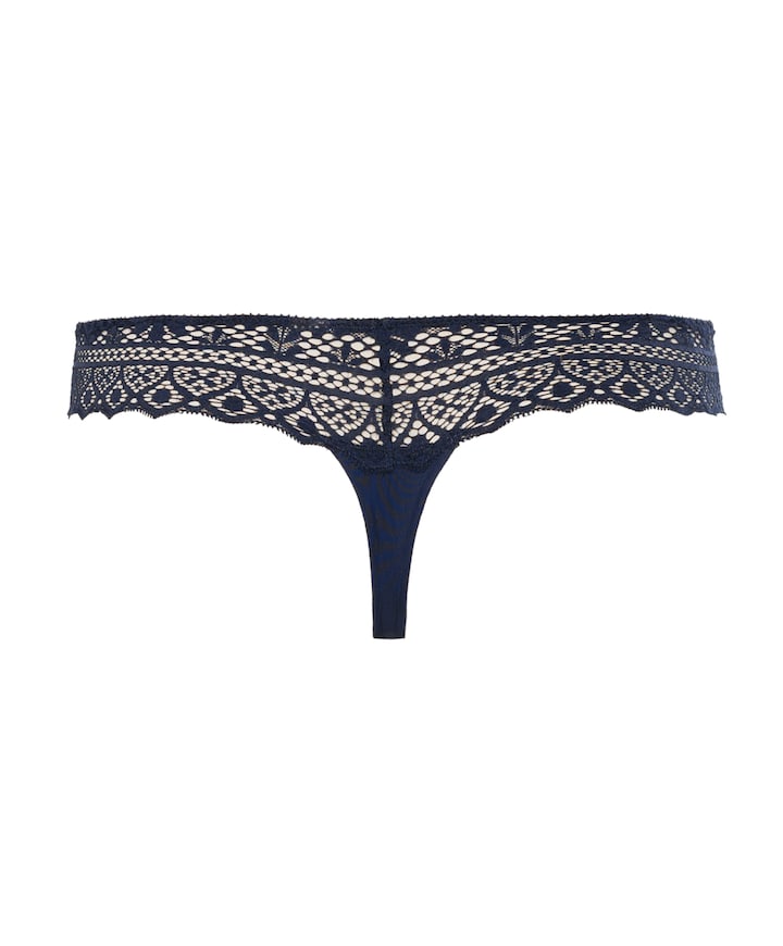 Dames string blauw