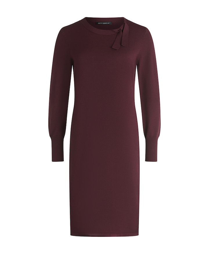 Dames jurk bordeaux