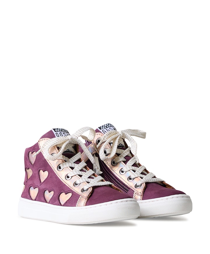 meisjes veterschoenen bordeaux
