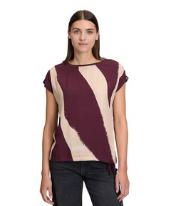 Dames t-shirt bordeaux