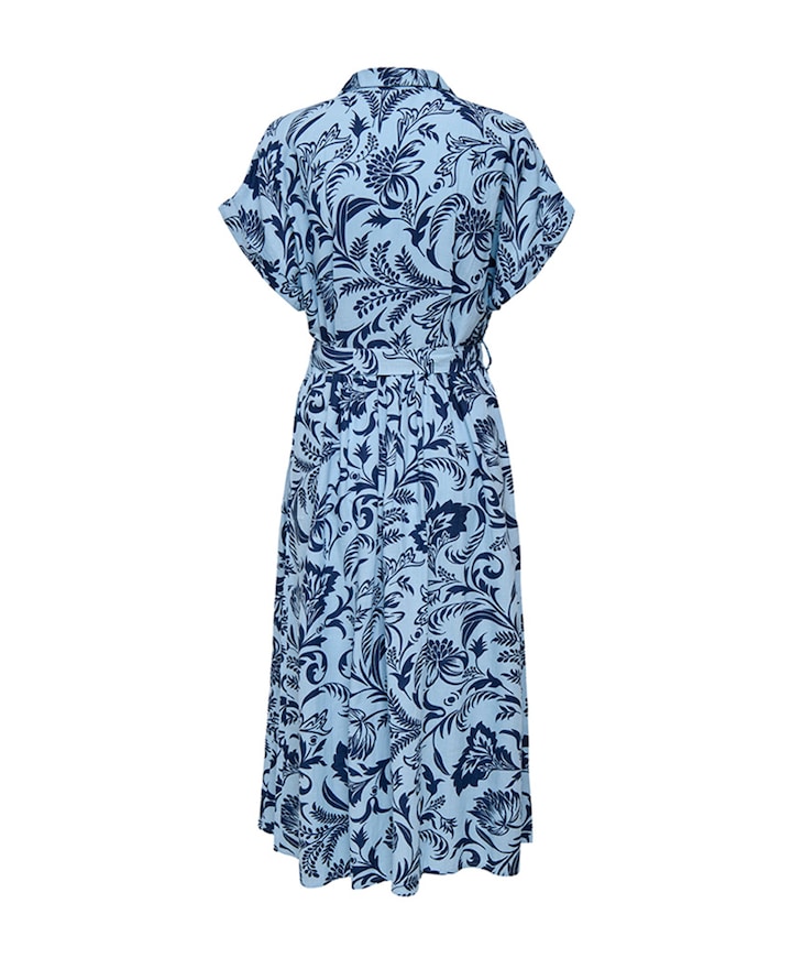 Dames jurk blauw