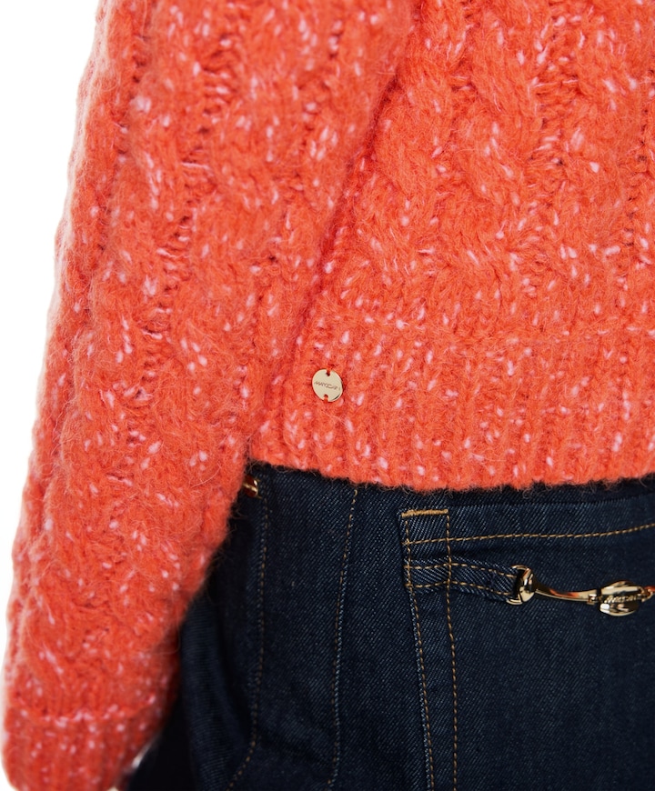 Dames vest oranje