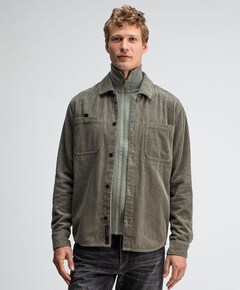 Heren overshirt bruin