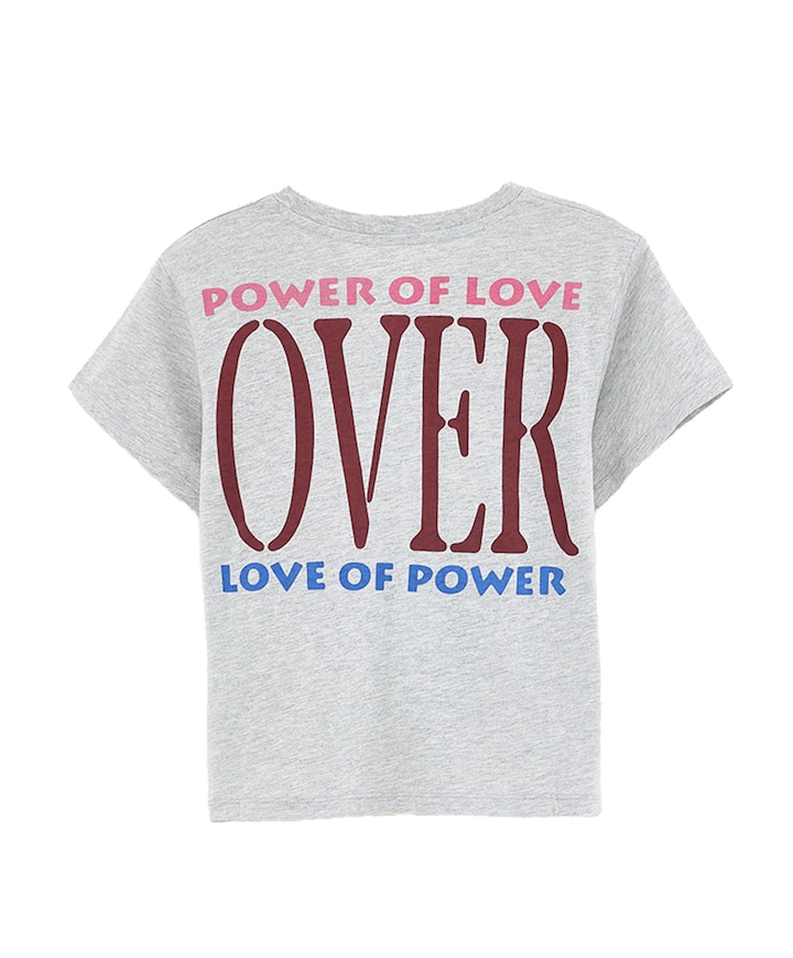 Meisjes t-shirt grijs