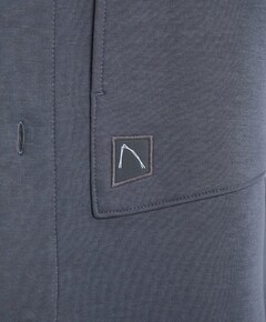 Heren overshirt grijs