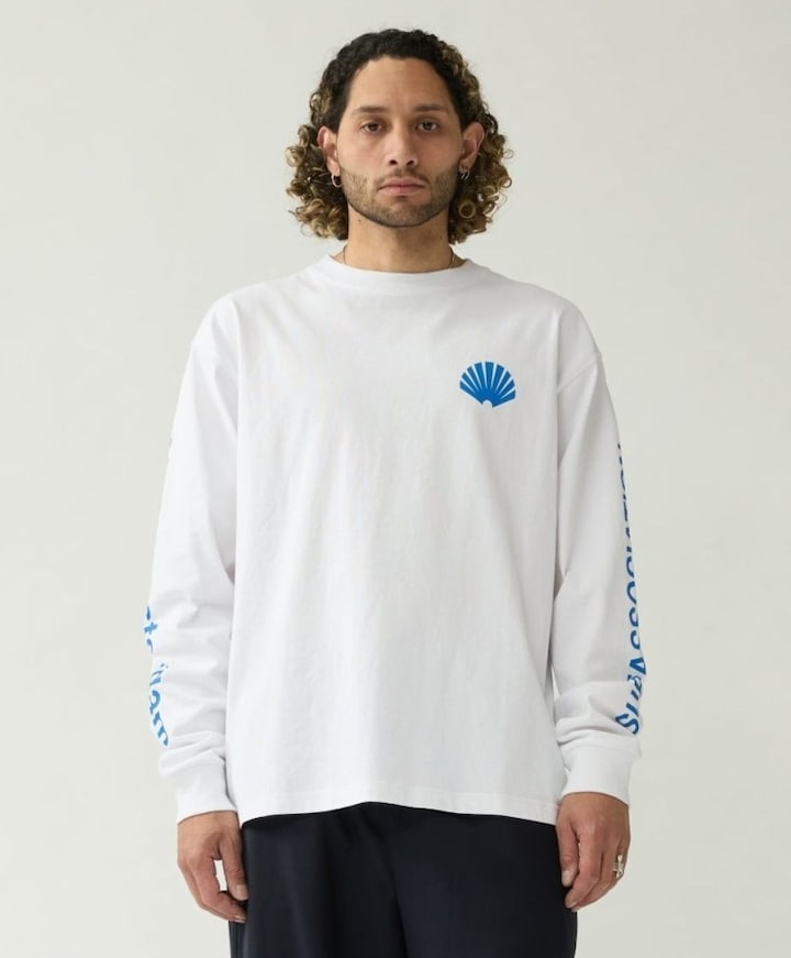Heren longsleeve wit