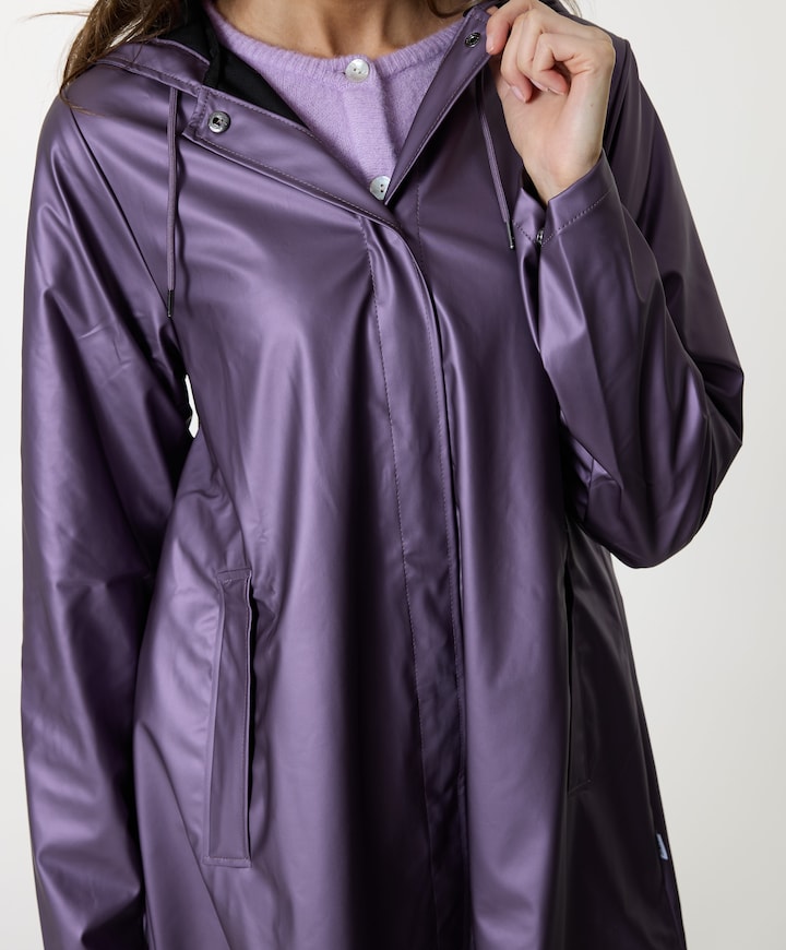 Dames jas paars