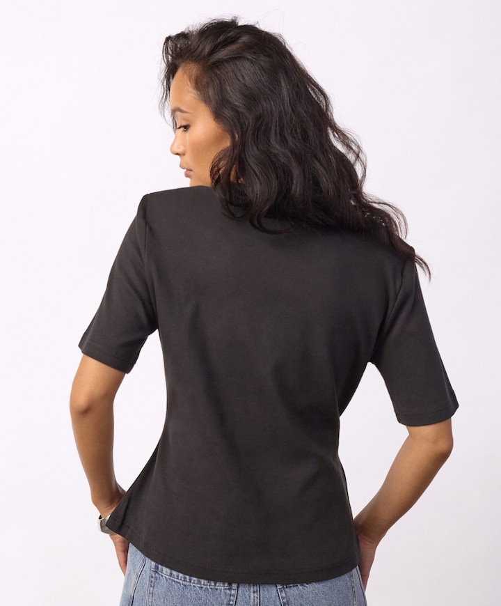 Dames T-shirt zwart
