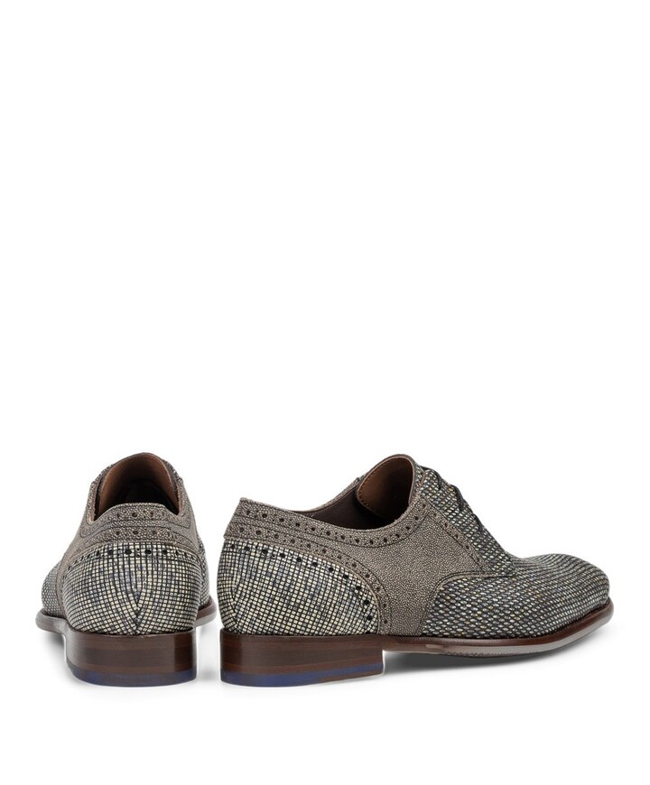heren veterschoenen grijs