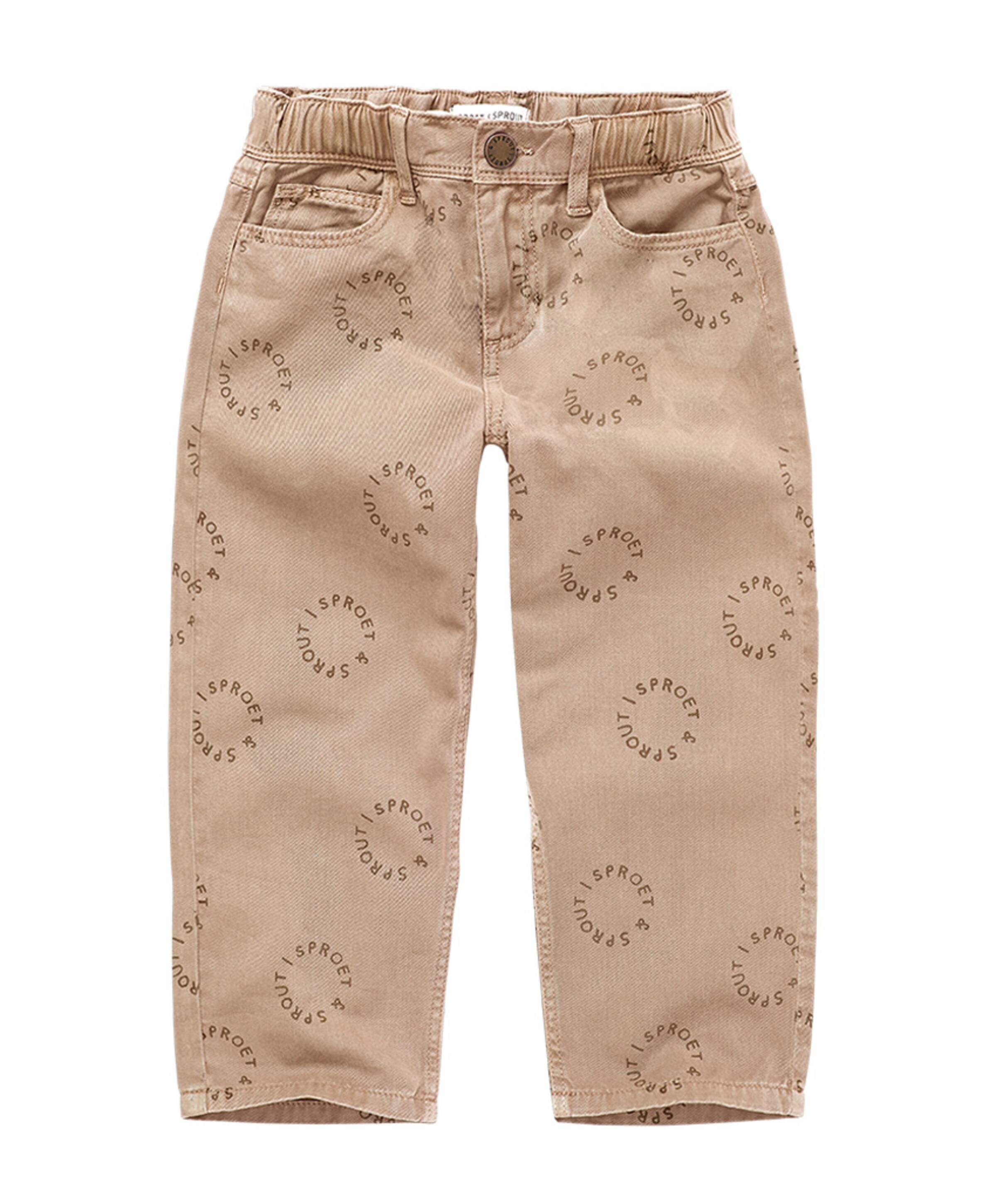 Denim broek beige