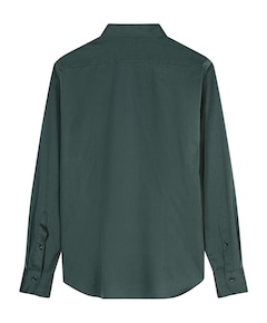 Heren overhemd lange mouw groen