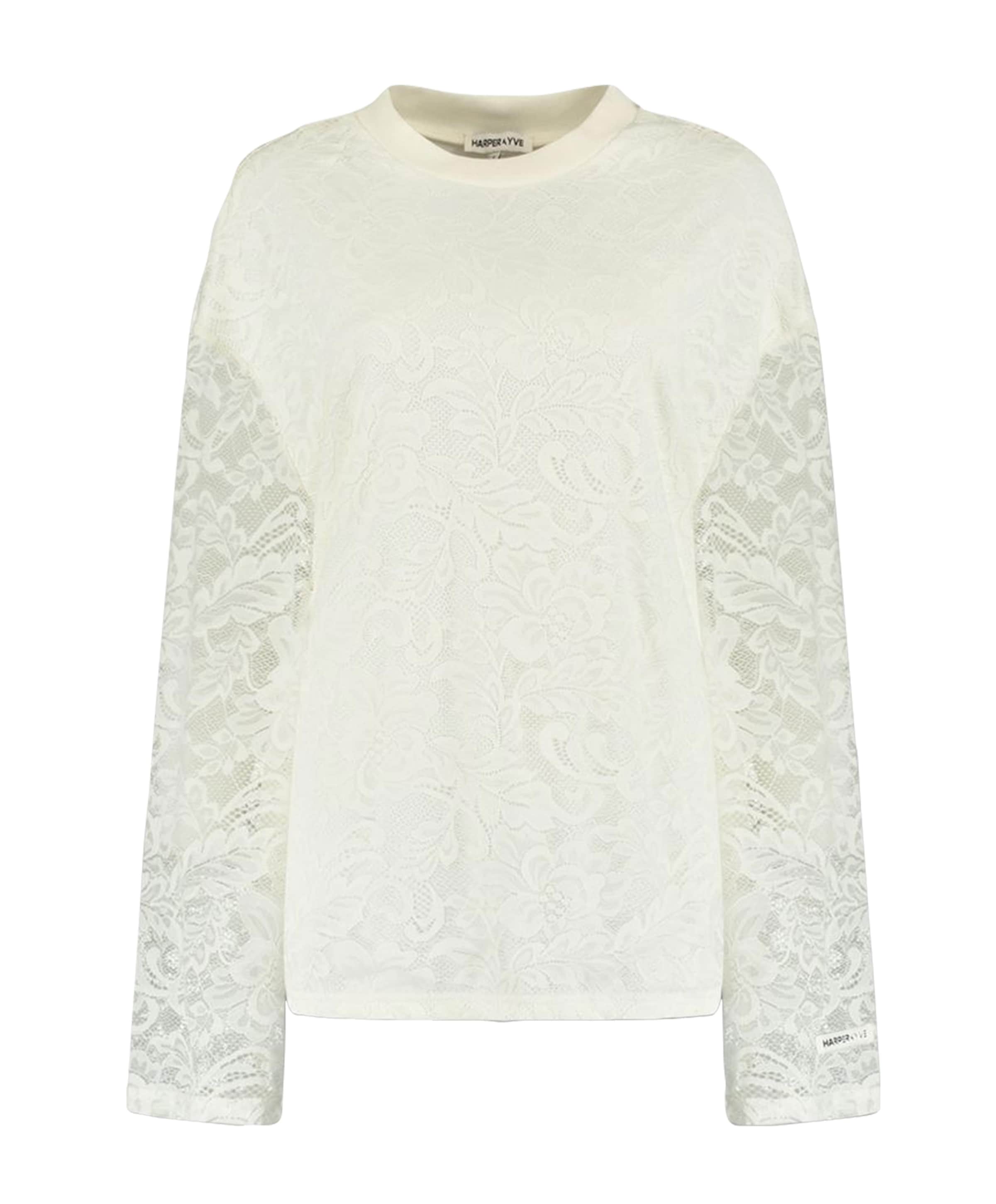 Dames longsleeve ecru