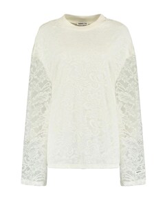 Dames longsleeve ecru