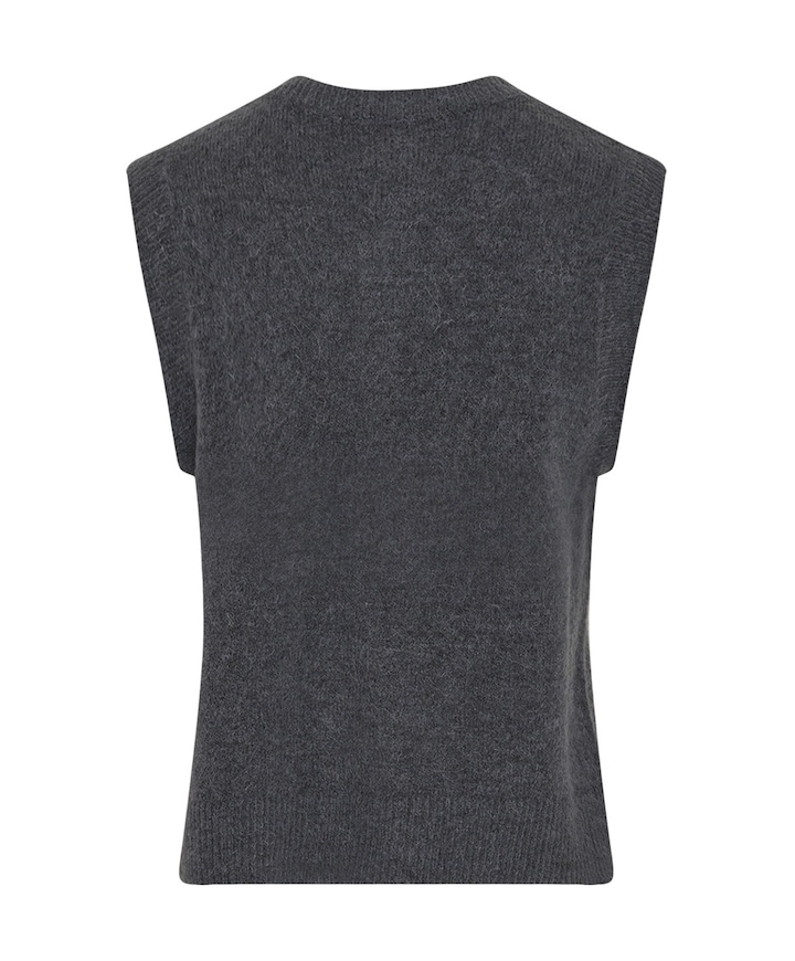 Dames gilet grijs