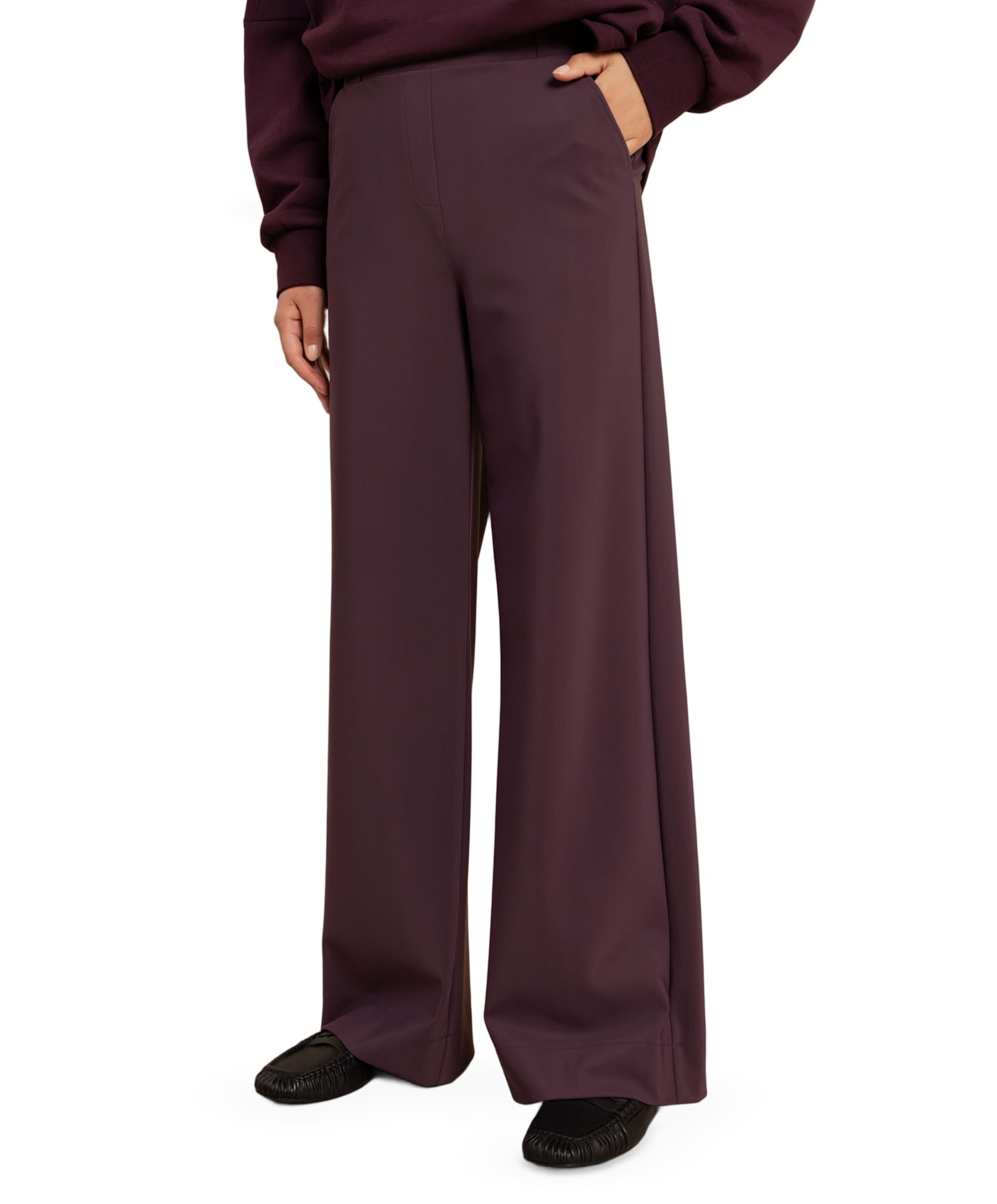 Lexie bonded trousers dames broek paars