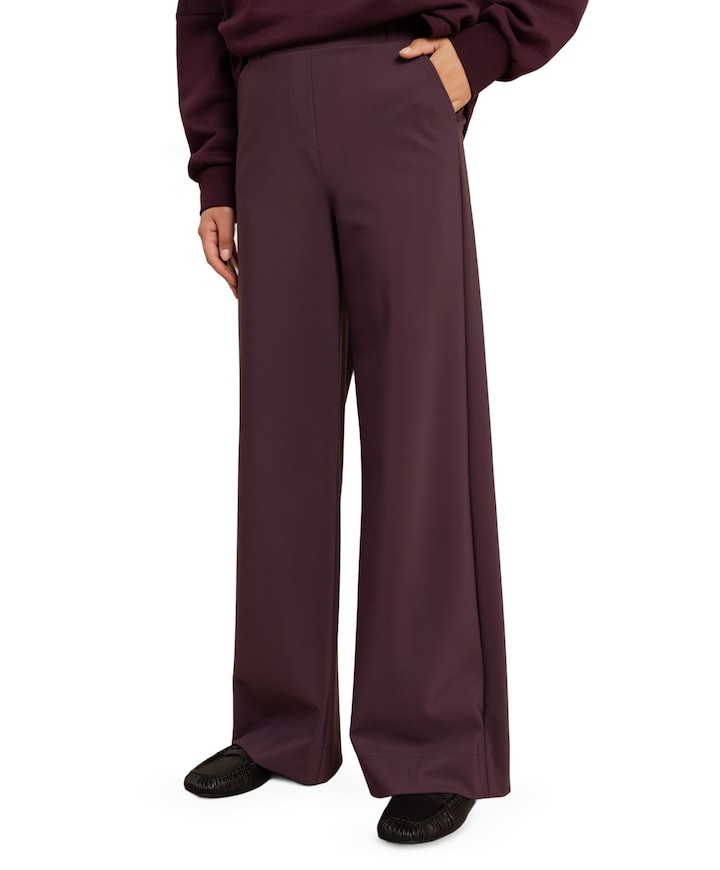 Lexie bonded trousers dames broek paars
