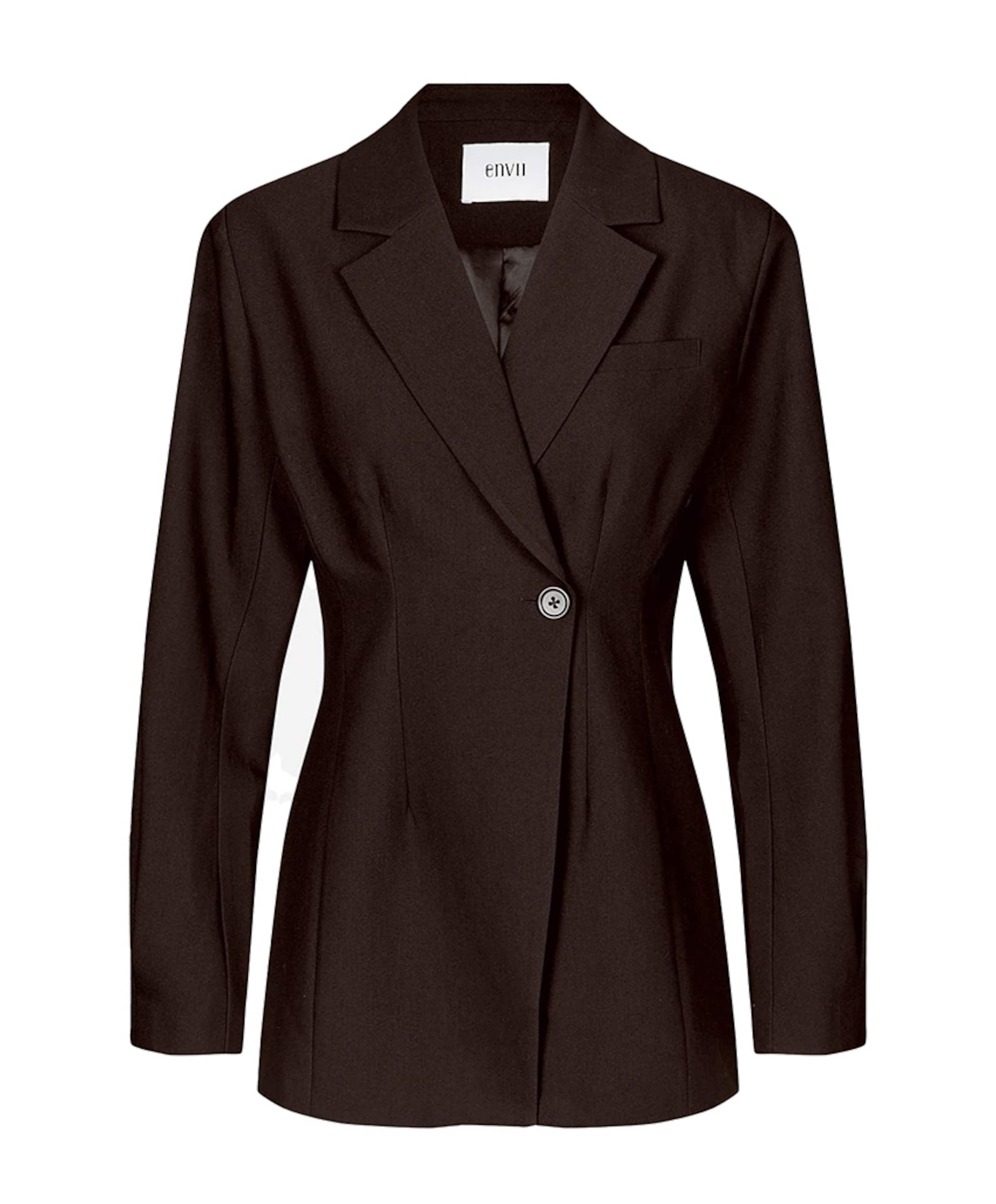 Dames blazer bruin