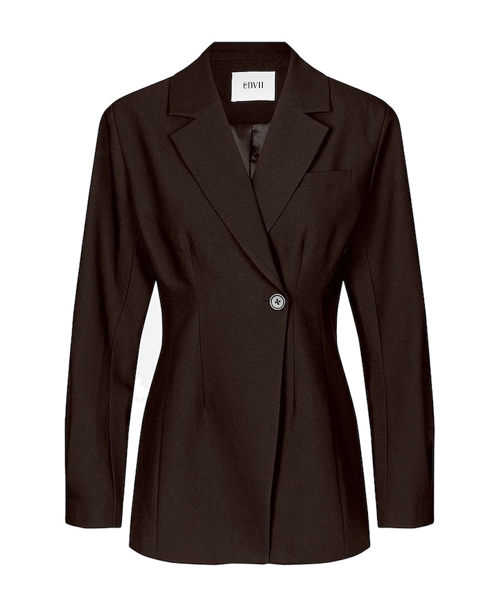 Dames blazer bruin