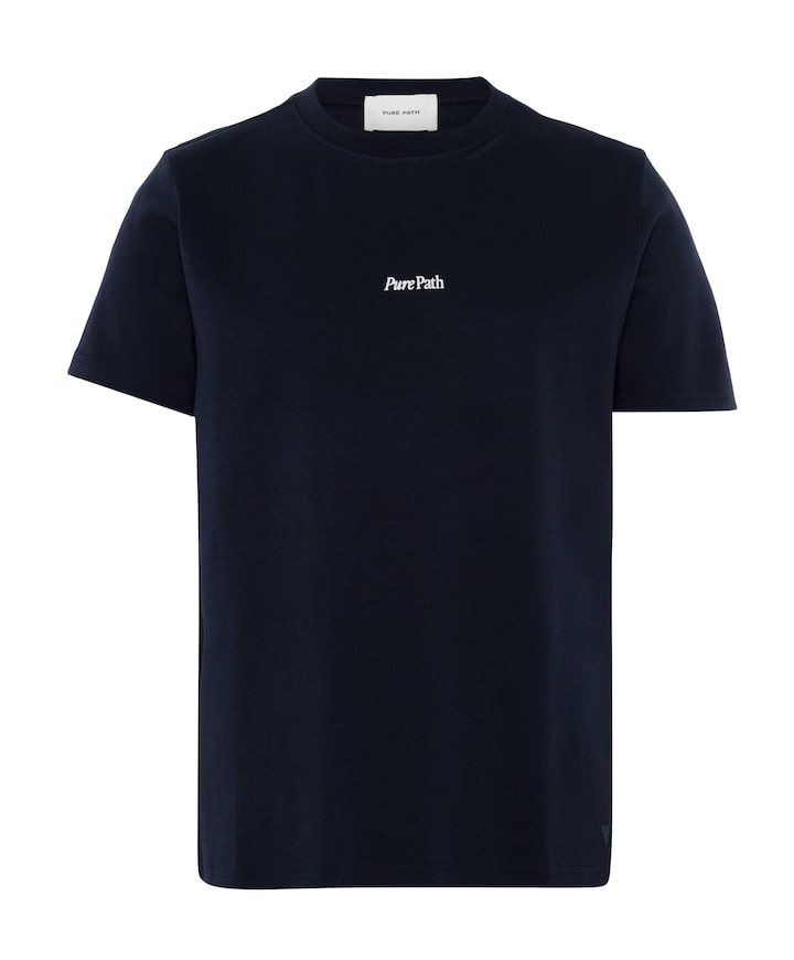Heren T-shirt blauw