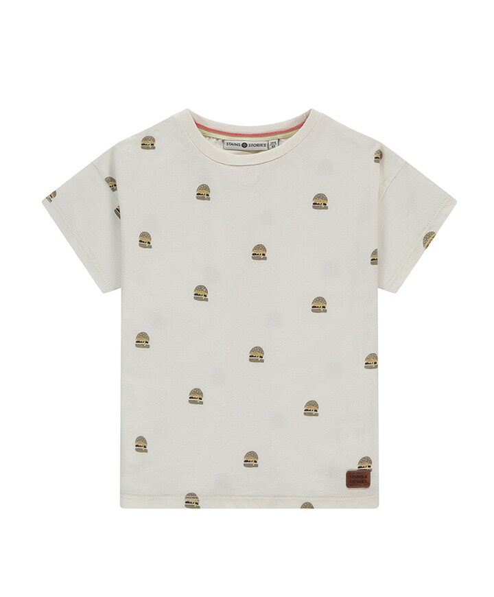 Jongens T-shirt ecru