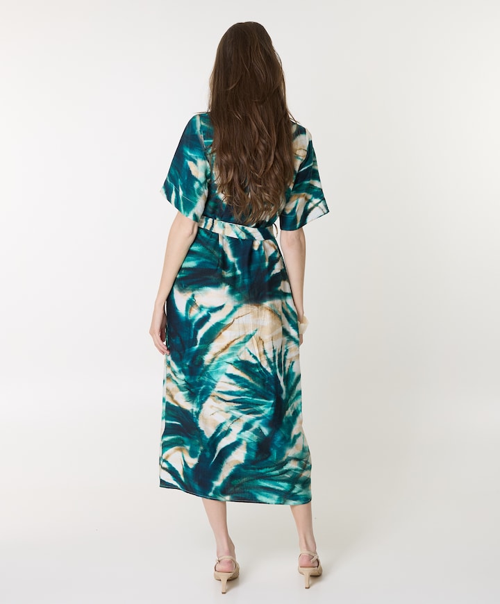 Dames jurk blauw