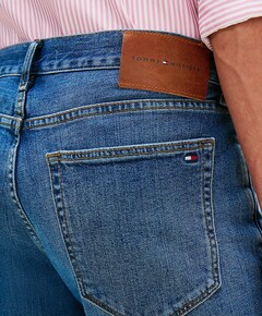 SLIM STRAIGHT DENTON heren broek blauw