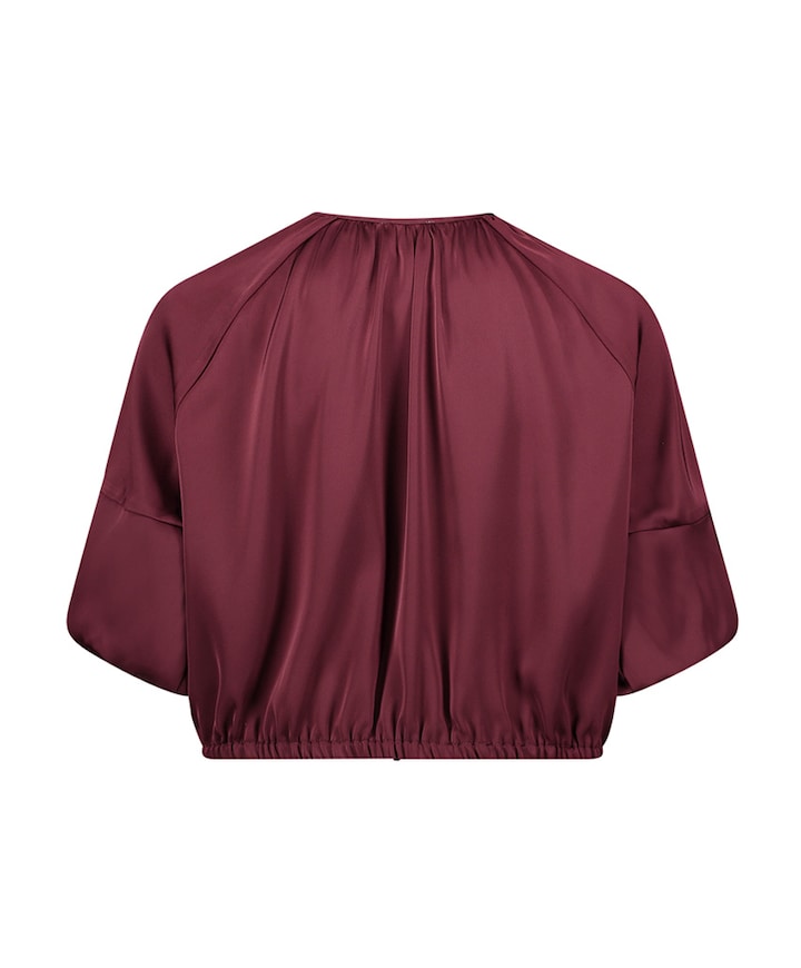 Dames jas bordeaux