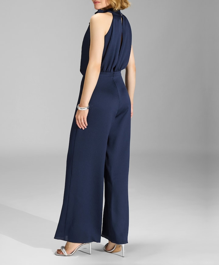 dames jumpsuit blauw