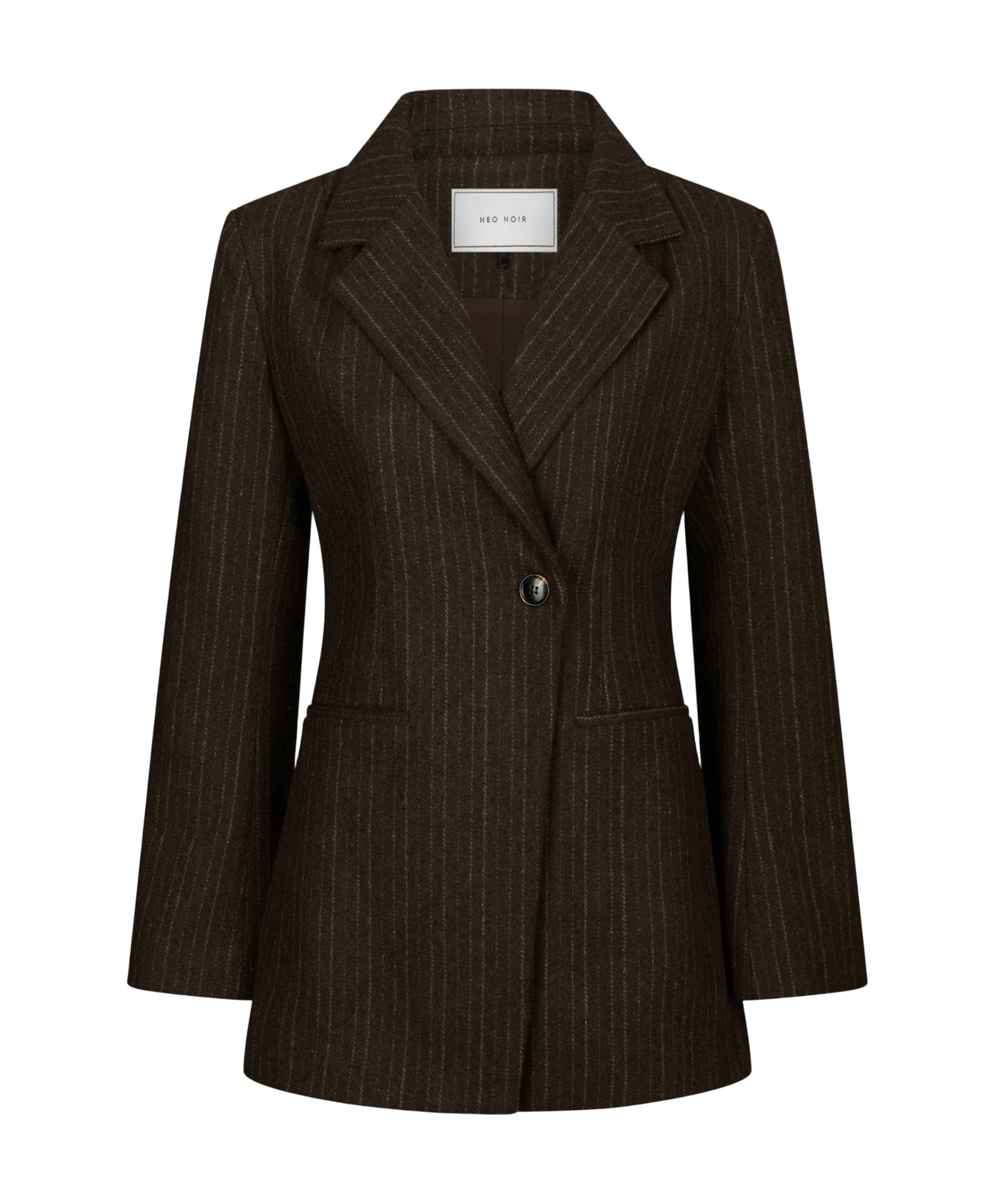 Dames blazer bruin