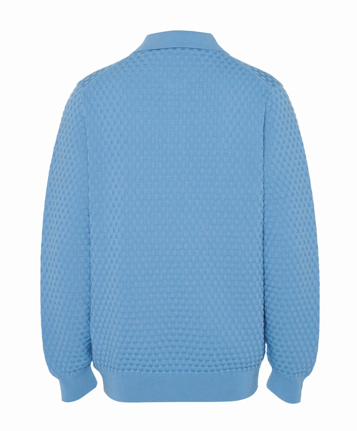 Heren polo blauw