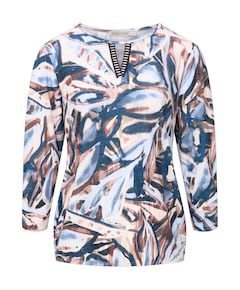 Dames longsleeve blauw