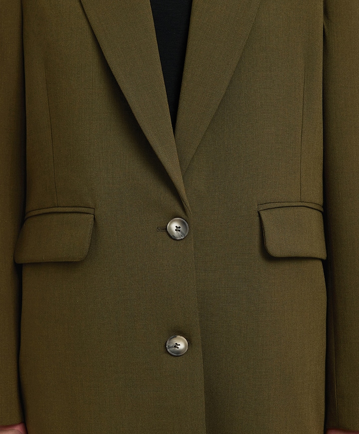 Dames blazer groen