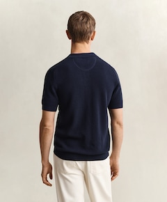Heren polo blauw