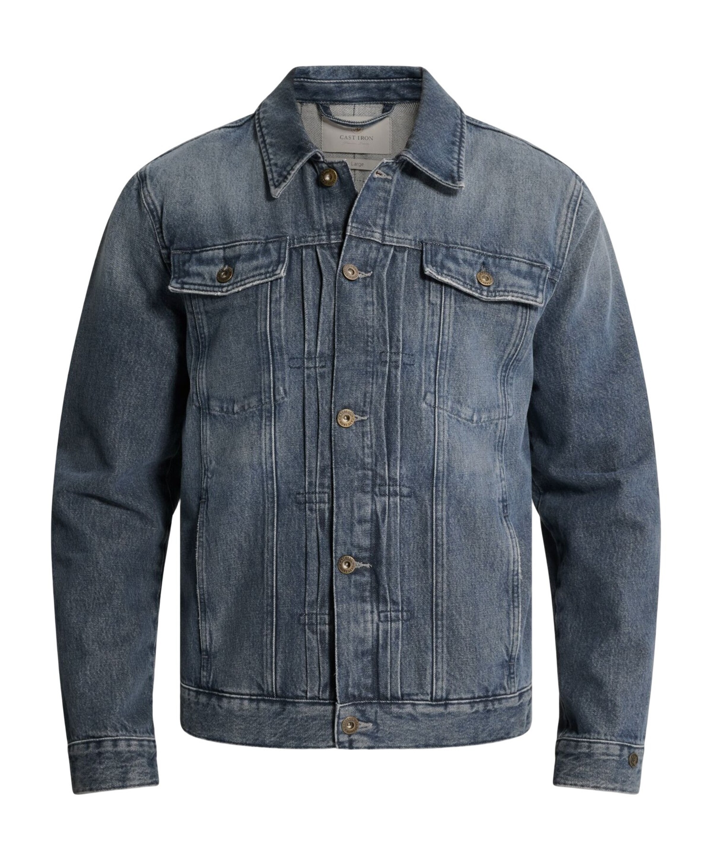 Heren spijkerjas blauw