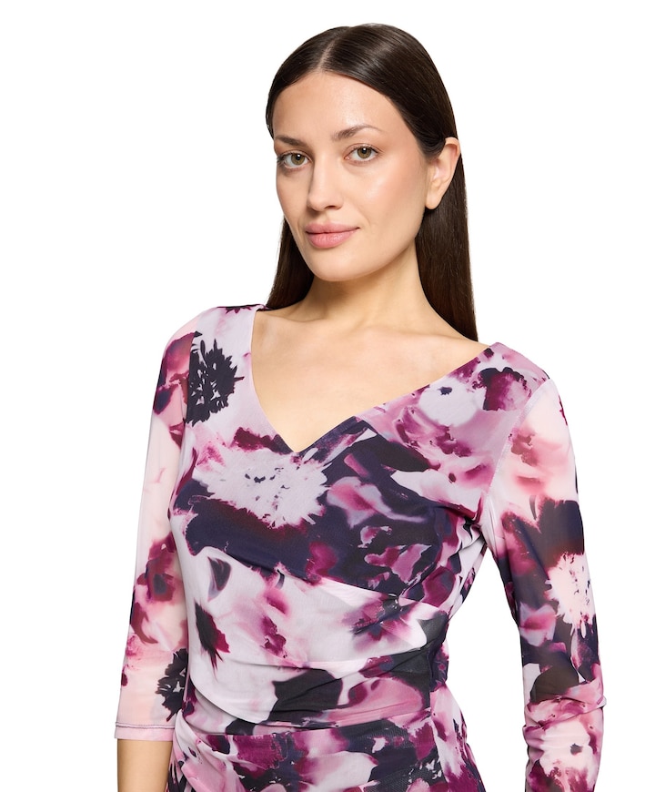 Dames jurk bordeaux