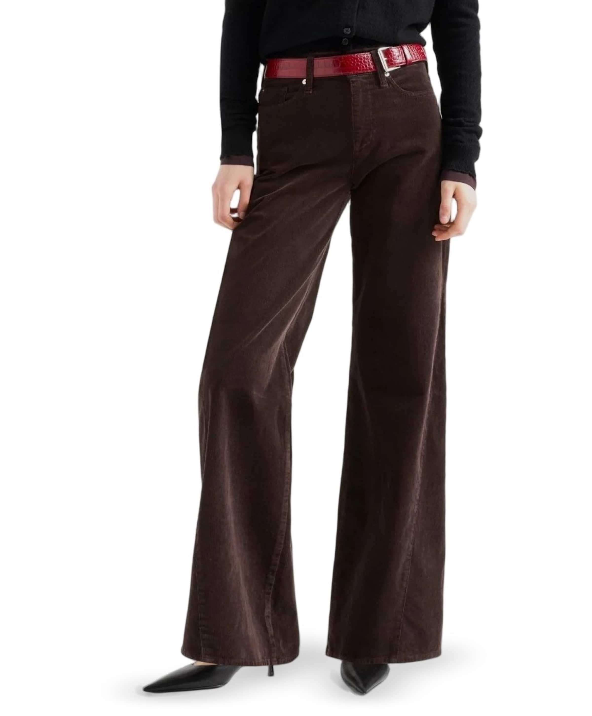Lotta Corduroy  dames broek bruin