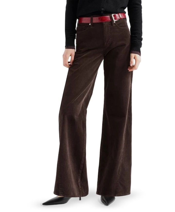 Lotta Corduroy  dames broek bruin