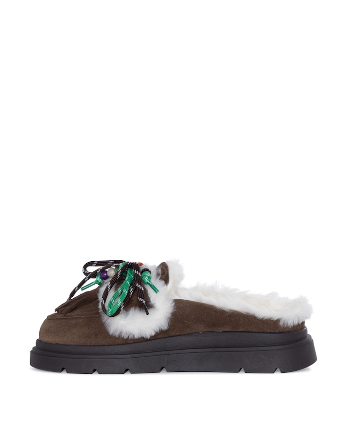 NOVA dames clogs bruin