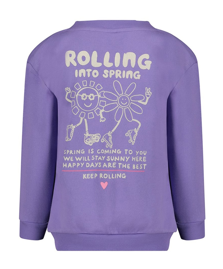 Meisjes sweater paars