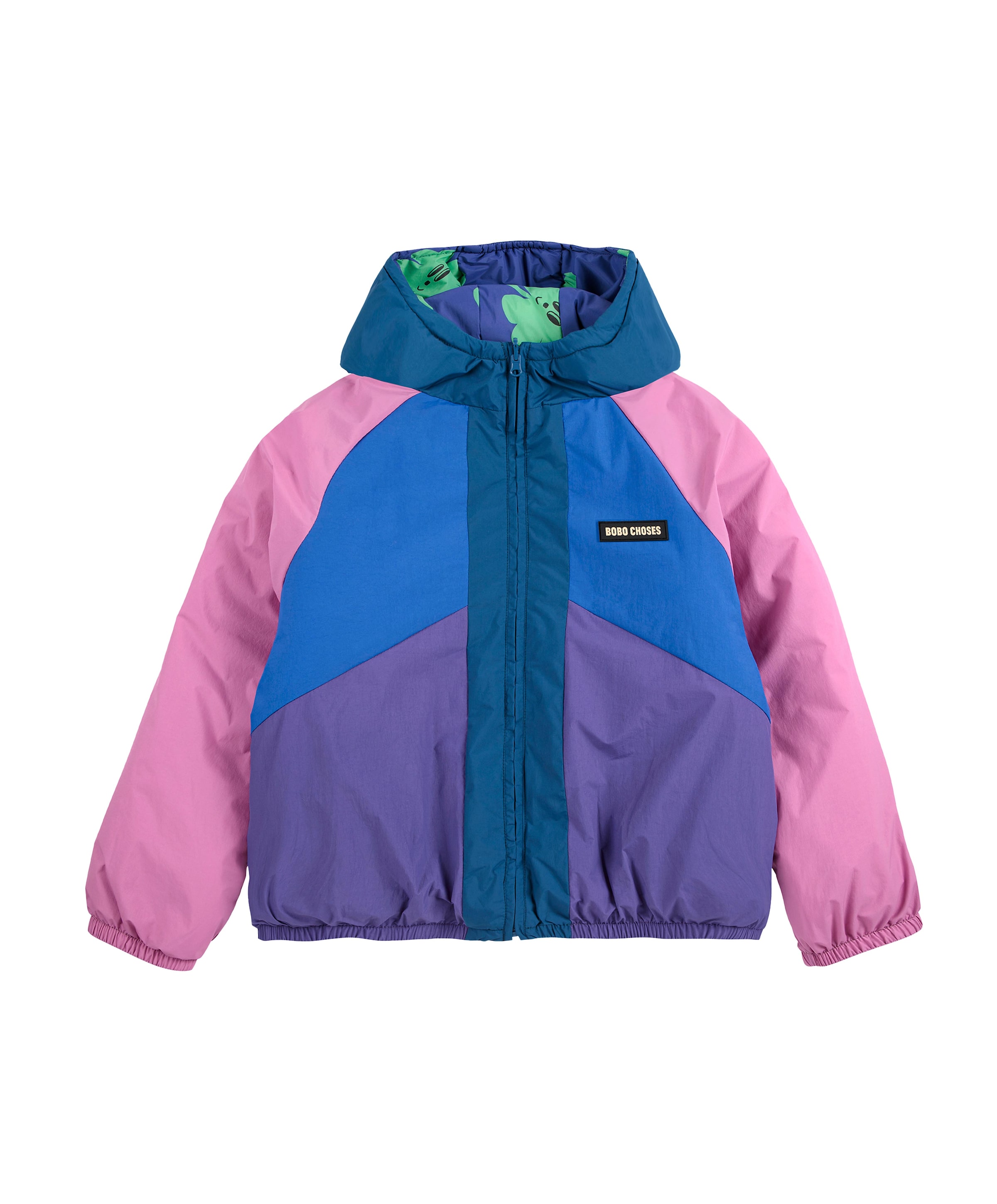 Uniseks omkeerbare jas multicolor