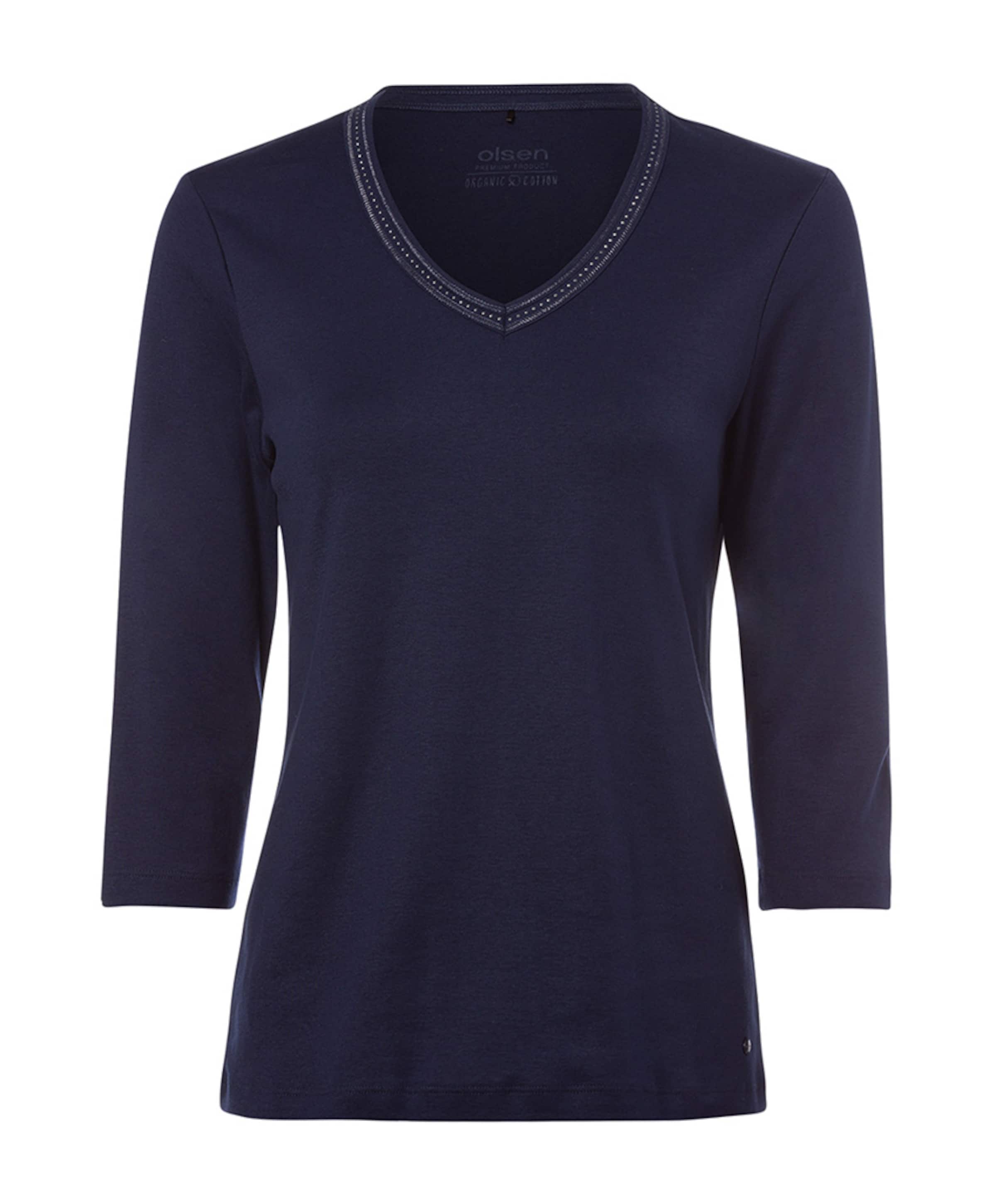 Dames longsleeve blauw