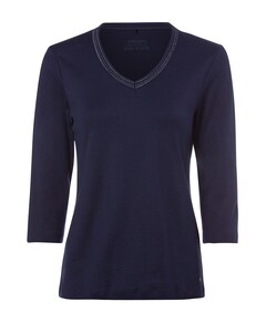 Dames longsleeve blauw
